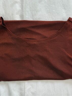 Chico’s Women’s Reversible Neck Tank Top in Deep Mahogany